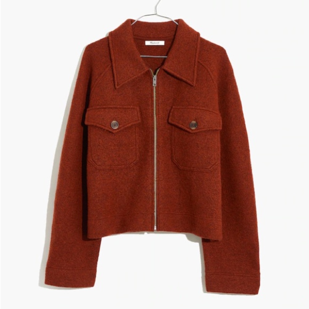 MadewellWomen's Rust Sweater Jacket